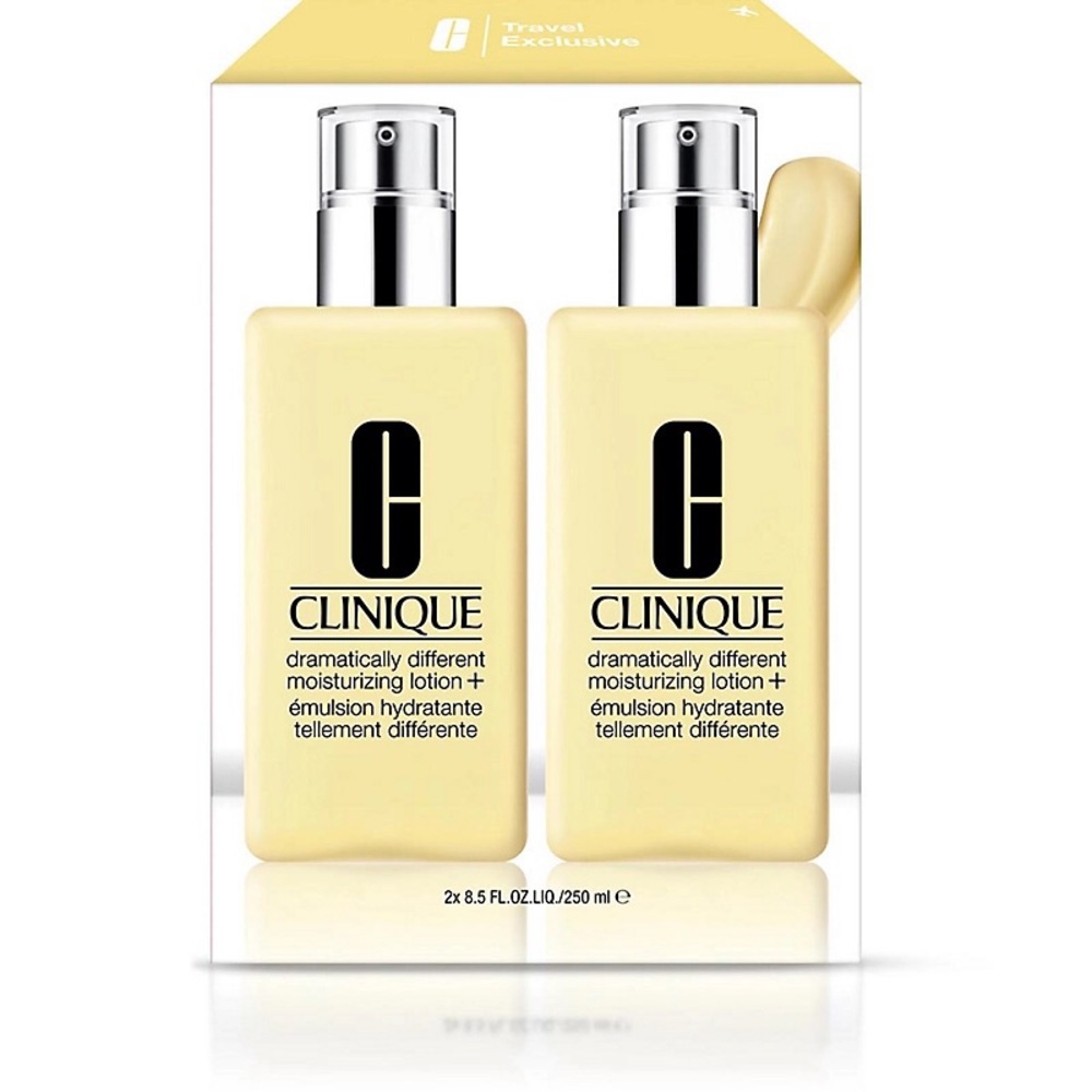 Clinique Dramatically Different Moisturizing Lotion+ 8.5oz/250ml*2 Jumbo Size